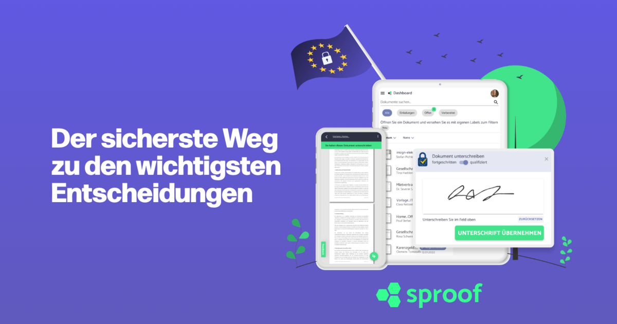 sproof sign - Der sicherste Weg zu den wichtigsten Entscheidungen - IÖB ...